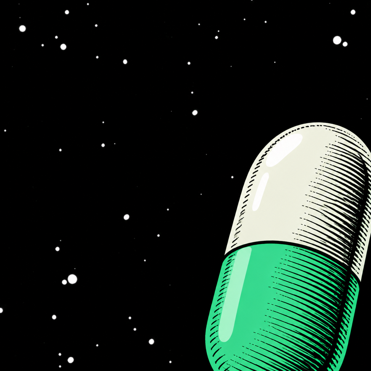 What If pump capsule drifting through space